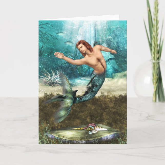 Mermen  Greeting Card (Front)