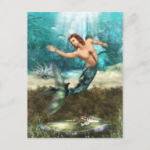 Mermen  Postcard