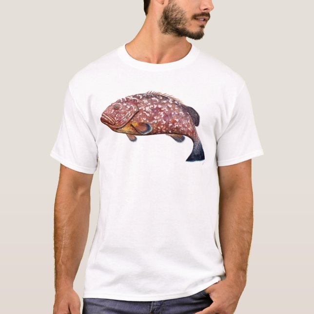 Mero, garopa fish, chernia T-Shirt (Front)