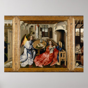Merode Alterpiece by Robert Campin Poster