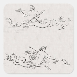 Merpeople Square Sticker