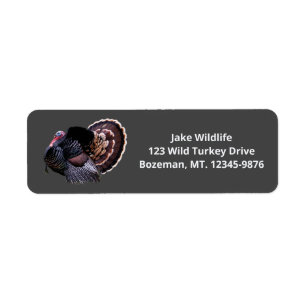 Merriam Wild Turkey Adresse de retour Label