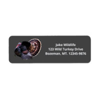 Merriam Wild Turkey Return Address Label
