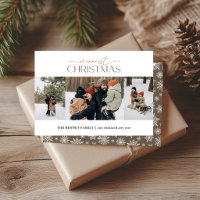 Merriest Christmas Elegant Strip 3 Photos Mud