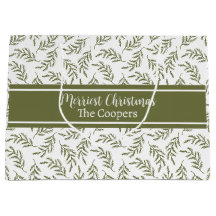 Merriest Christmas Festive Cypress Pattern Holiday