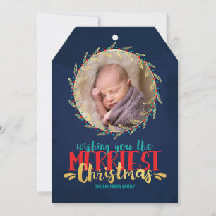 Merriest Christmas Holiday Photo Card