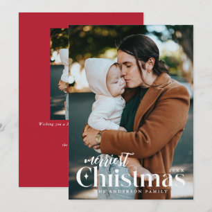 Merriest Christmas Holiday Photo Card