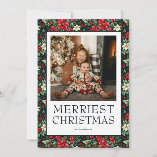 Merriest Christmas Photo Holiday Card