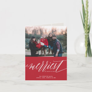 Merriest of Days Christmas Holiday Folded Card