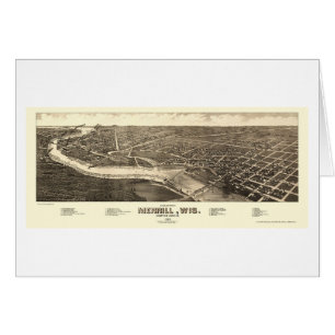 Merrill, WI Panoramic Map - 1883