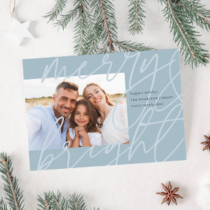 Merrily Sketched   Modern Holiday Photo Card