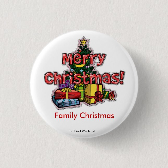 merry6 1 inch round button (Front)