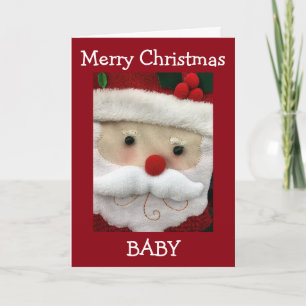 MERRY *1st* CHRISTMAS BABY VACANCES CARTE