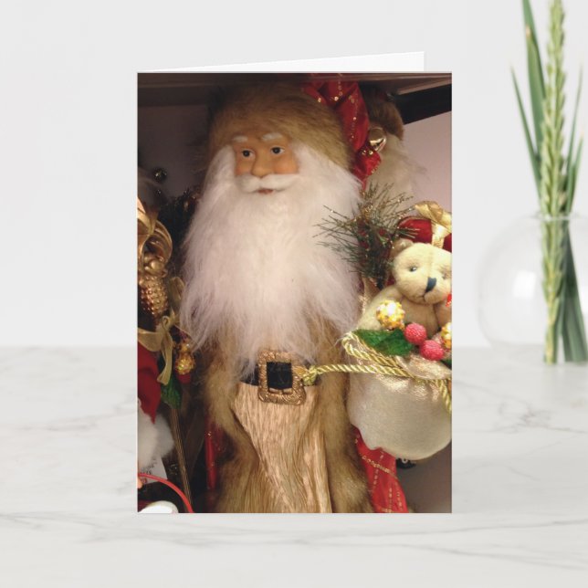 MERRY 1st CHRISTMAS TO BABY Holiday Card (Front)