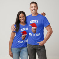 MERRY 4 JUILLET JOE BIDEN FUNNY T-SHIRTS TEE - SHI