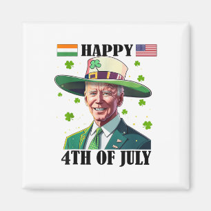Merry 4th Of Easter Funny Joe Biden St Patricks Da Magnet
