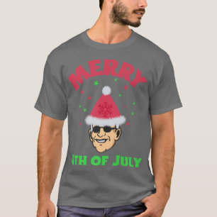 Merry 4th of July - Joe Biden Funny Confused Happy T-Shirt