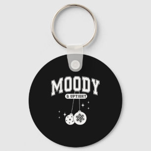 Merry & Bright Moody & Uptight Matching Co Keychain