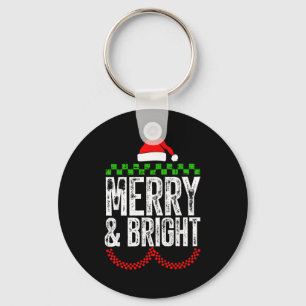 Merry & Bright Moody & Uptight Matching Co Keychain