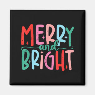 Merry &amp; Bright Moody &amp; Uptight Matching Co Magnet