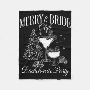 Merry And Bride Club Bachelorette Party Tail Chris Fleece Blanket