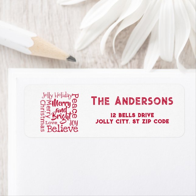 Merry and Bright and Favourite Christmas Sayings (Insitu)