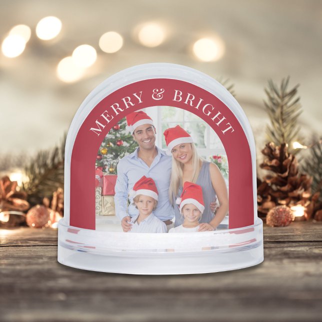 Merry And Bright Arch Photos Christmas Snowglobe (Creator Uploaded)