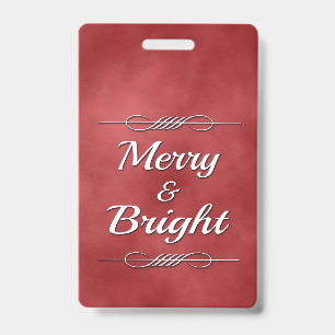Merry and Bright Badge