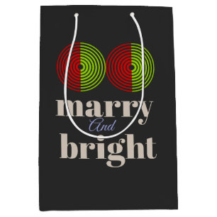 "Merry and Bright: Celebrate the Joy of the Season Medium Gift Bag