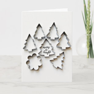 Merry And Bright Christmas Baking Card