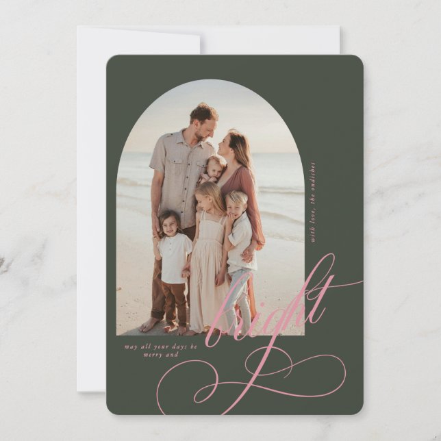 Merry and Bright Christmas Card (Front)