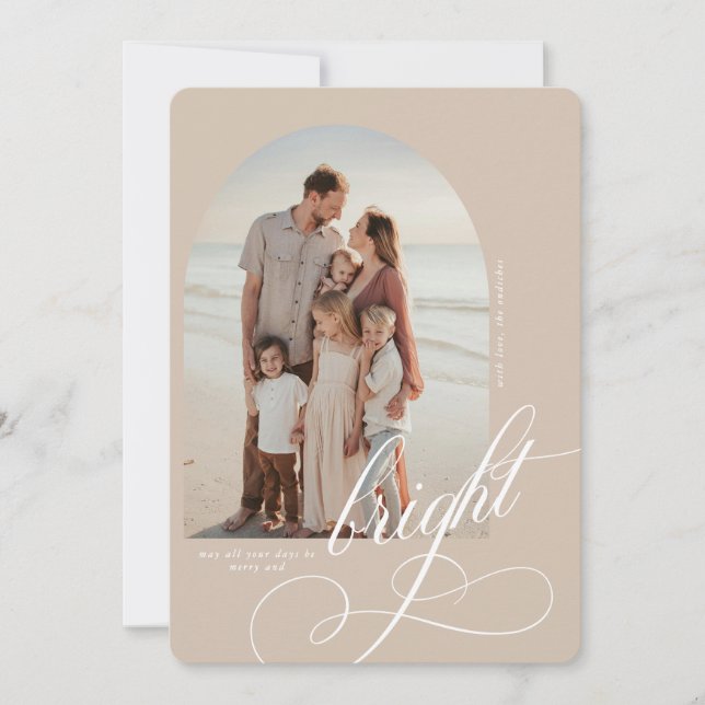 Merry and Bright Christmas Card (Front)