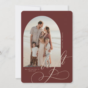 Merry and Bright Christmas Card