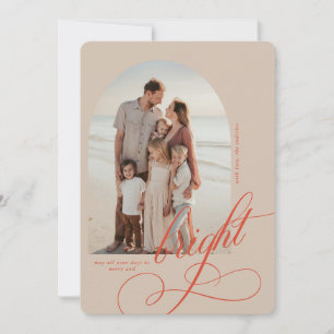 Merry and Bright Christmas Card