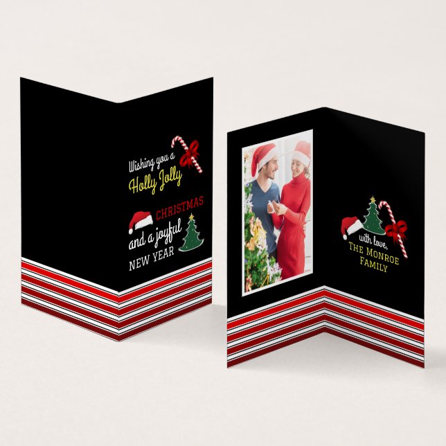 Merry and Bright, Christmas Cards (Inside and Outside)