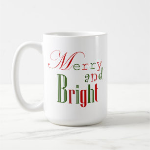 Merry and Bright Christmas Coffee Mug