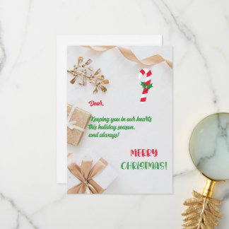 Merry and Bright Christmas Greeting Card