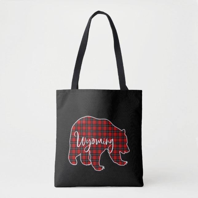 Merry And Bright Christmas Lights Xmas Wyoming  Tote Bag (Front)