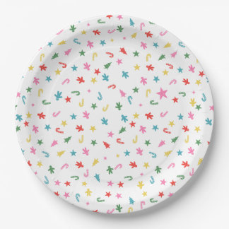 Merry and Bright Christmas  Paper Plate