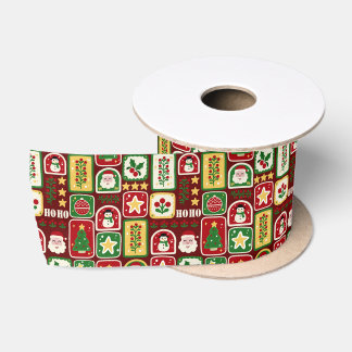 Merry and Bright Christmas  Satin Ribbon