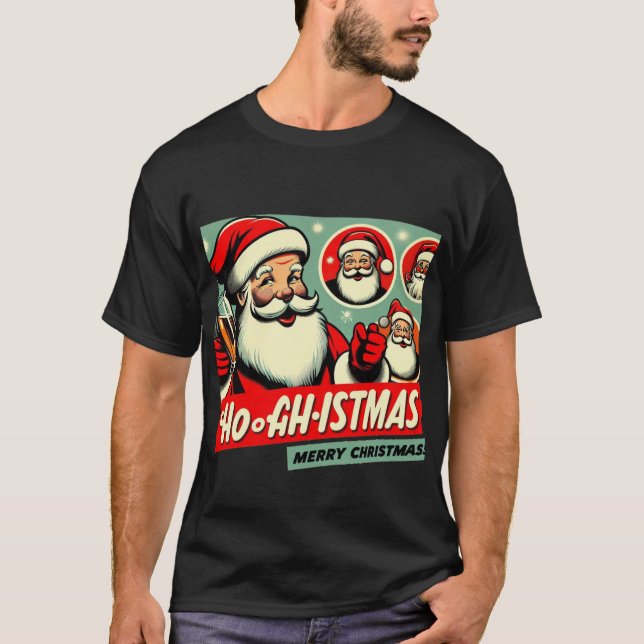 Merry and Bright Christmas T-Shirt (Front)