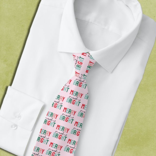 Merry and Bright Christmas Tie (Creator Uploaded)