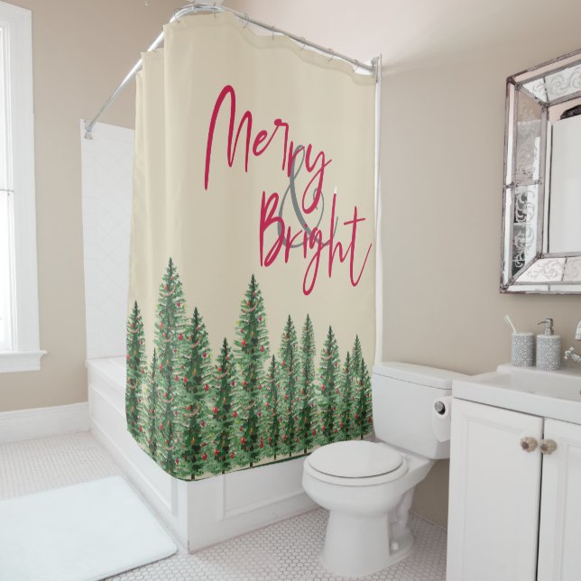 Merry And Bright Christmas Trees Christmas Decor  (In Situ)
