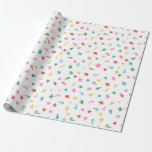 Merry and Bright Christmas Wrapping Paper<br><div class="desc">Get into the holiday spirit with our vibrant "Merry and Bright" Christmas Wrapping Paper! This whimsical design is a festive explosion of colour, featuring cheerful Christmas trees, adorable gingerbread men, sparkling stars, and classic candy canes. Perfect for adding a splash of joy to your holiday gifts, this wrapping paper captures...</div>
