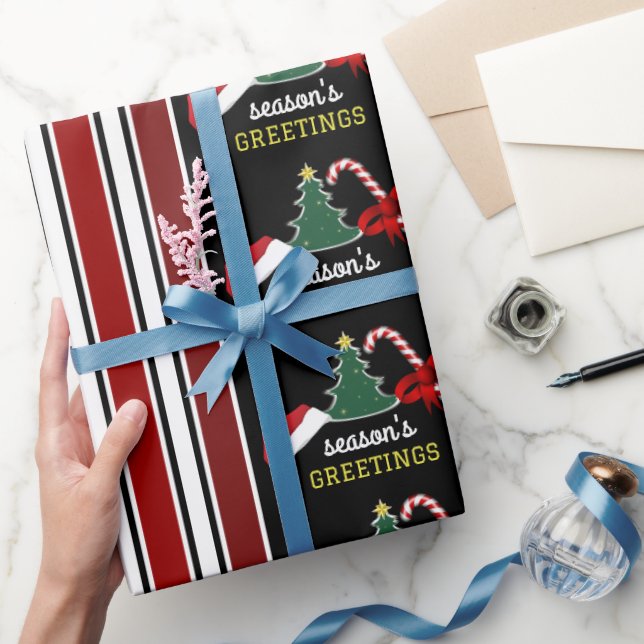 Merry and Bright, Christmas Wrapping Paper (Gifting)