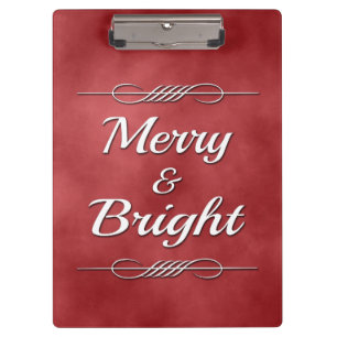 Merry and Bright Clipboard