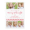 Merry and Bright Collage Holiday Photo Card - Red