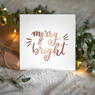 Merry and bright - copper