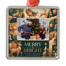 Merry and Bright Custom Photo Christmas Template