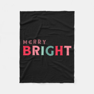 Merry And Bright Cute Colorful Toddler Fleece Blanket